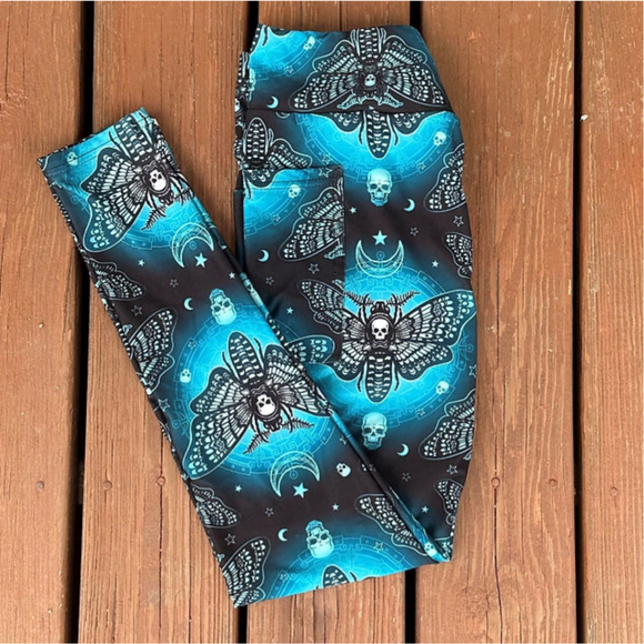 Lunar Moth/ Dead Moth Leggings - Picture 6 of 6